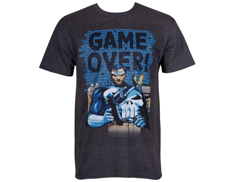 Punisher Game Over Arcade Style Men's T-Shirt