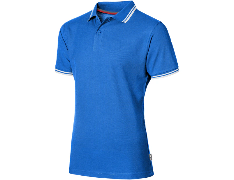 Slazenger Mens Deuce Short Sleeve Polo (Pack Of 2) (Sky Blue) - PF2500