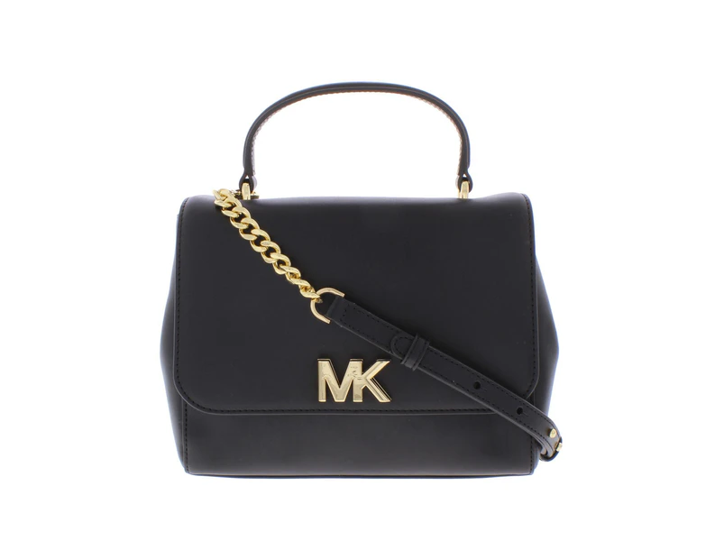 MICHAEL Michael Kors Womens Mott Leather Convertible Satchel Handbag