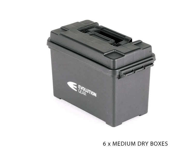 6 x Medium Case Weatherproof Box / Dry Box