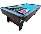 Pub Size Pool Table 8FT Snooker Billiard Table with NET Pockets