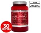 Scitec 100% Whey Protein Professional Choc Peanut Butter 920g 1
