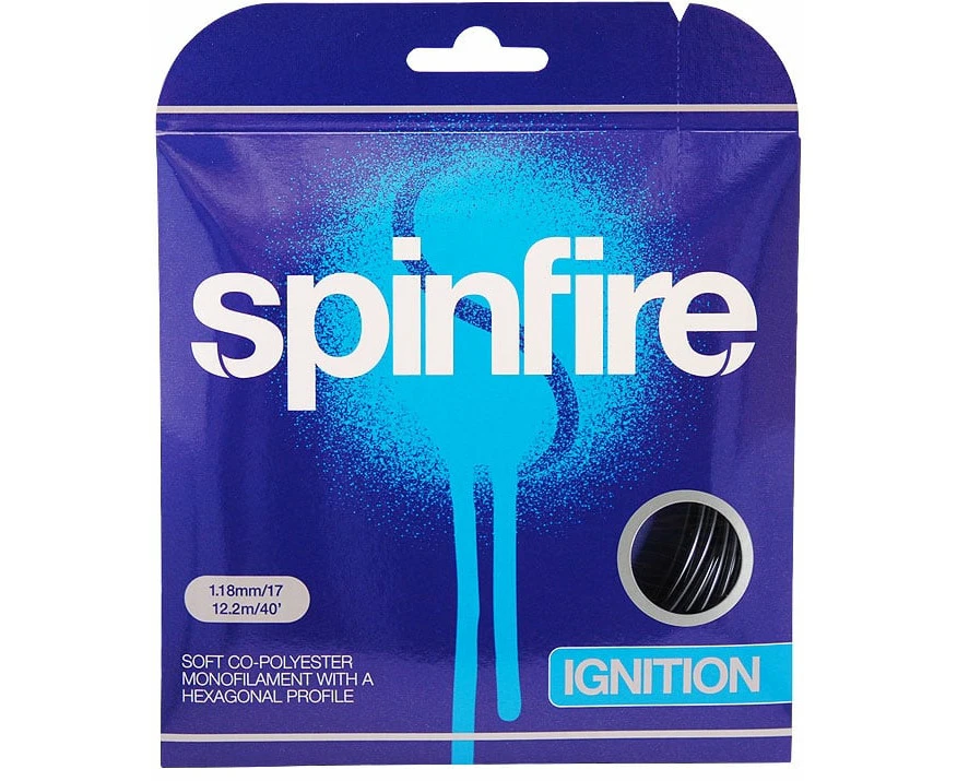 Spinfire Ignition Black 1.18 Tennis String Set