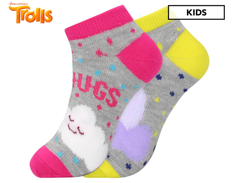 Trolls Girls' Sock 2-Pack - Assorted