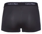 Calvin Klein Men's Microfiber Low Rise Trunk 3-Pack - Black/Multi