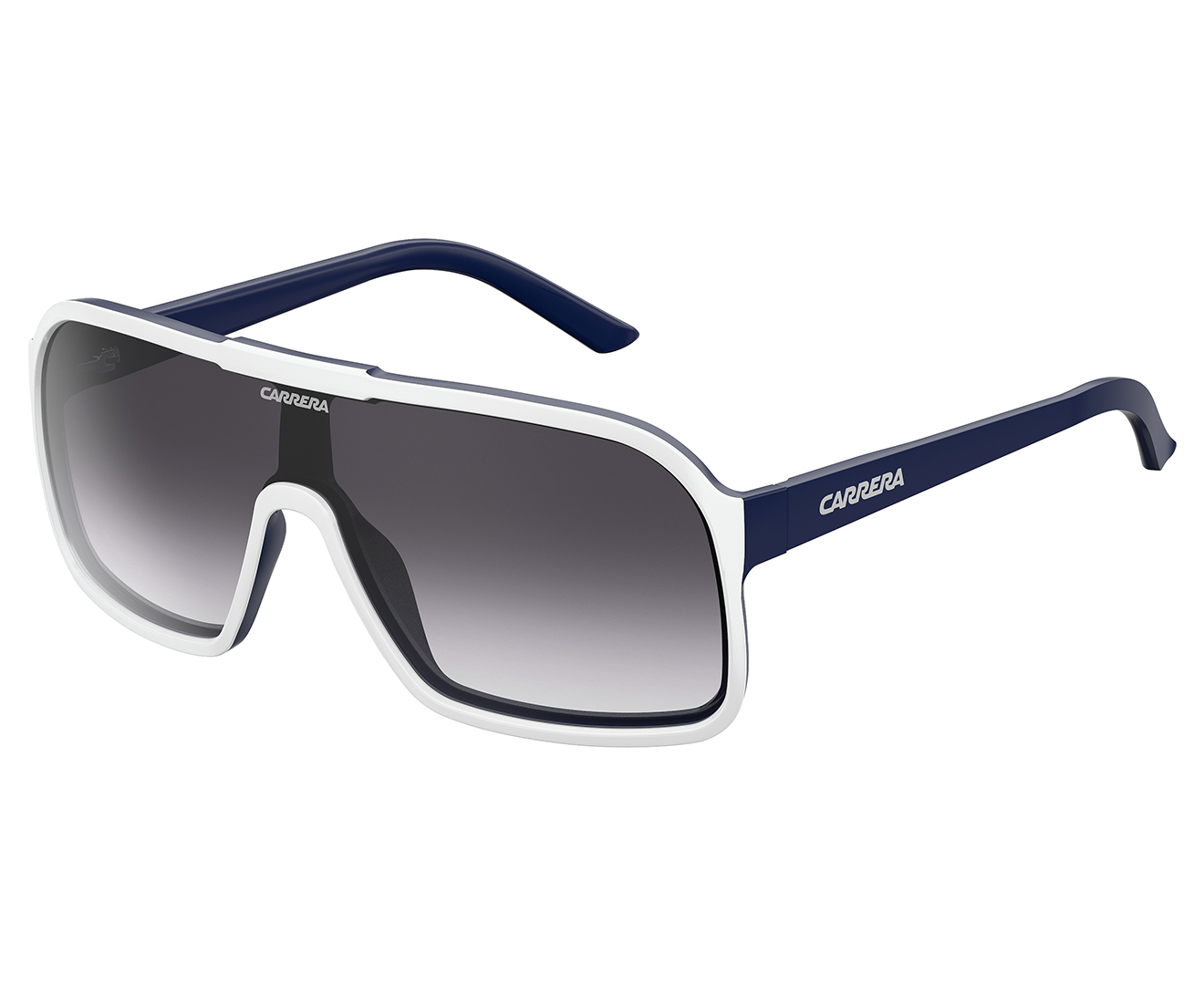 Carrera 5530 Square Sunglasses White/Blue/Grey | Www.catch.com.au