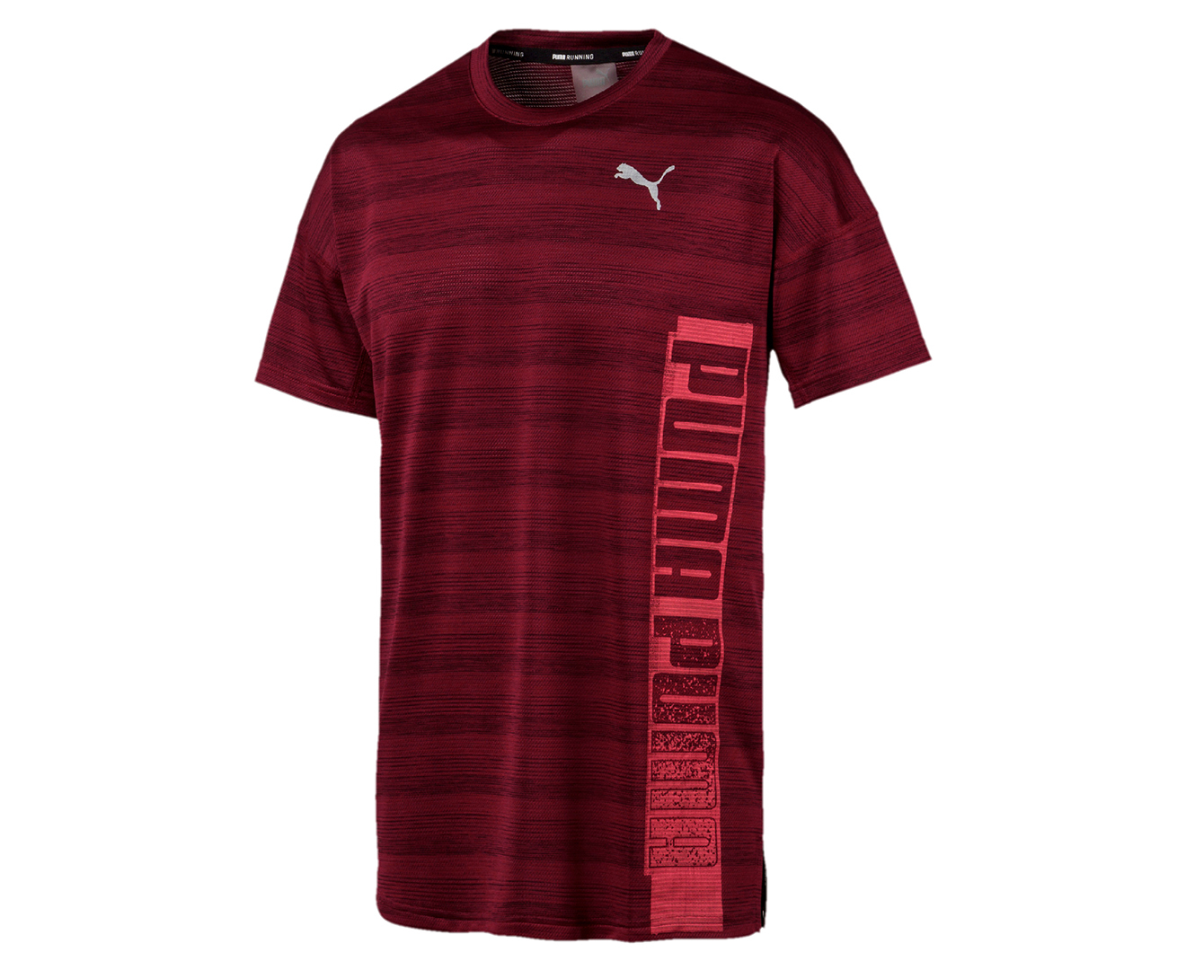 Puma Men's Last Lap Heather Tee / T-Shirt / Tshirt - Rhubarb Heather ...