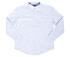 Tommy Hilfiger Men's Button Down Shirt - Light Blue