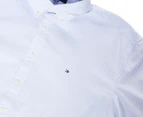 Tommy Hilfiger Men's Button Down Shirt - Light Blue