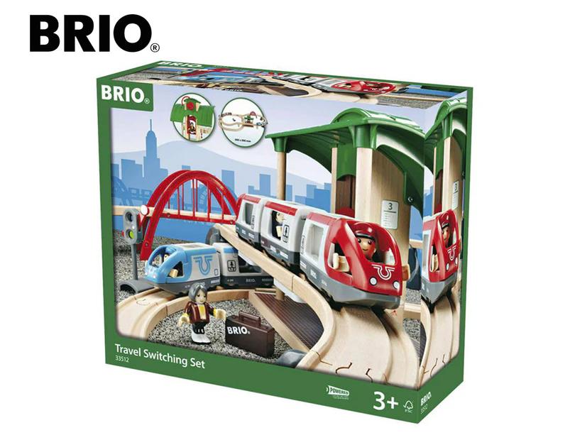BRIO 42-Piece Travel Switching Train Set