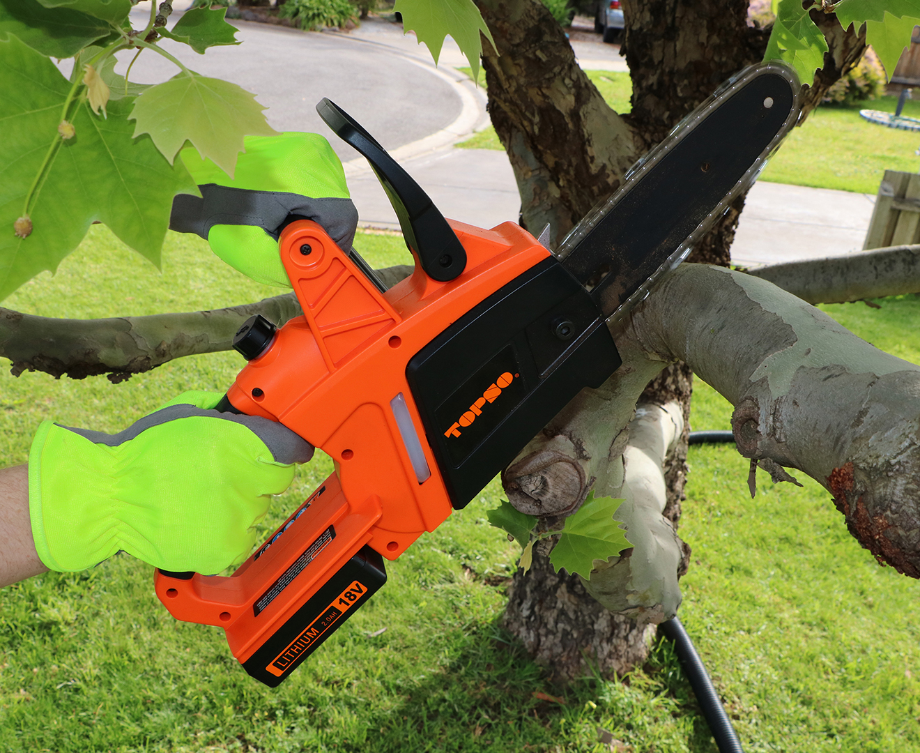 Topso by Sanli 18V Cordless Chainsaw | Catch.com.au