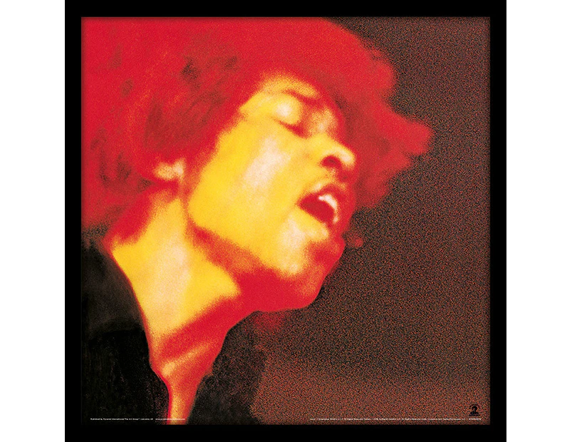 Jimi Hendrix - Electric Ladyland 12 Inch Album Cover Framed Print