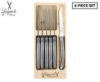 Laguiole Silhouette Premium 6-Piece Steak Knife Set - Stainless Steel