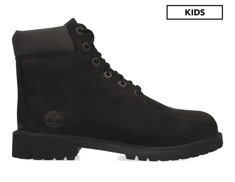 Timberland Junior 6-Inch Premium Waterproof Boots - Black