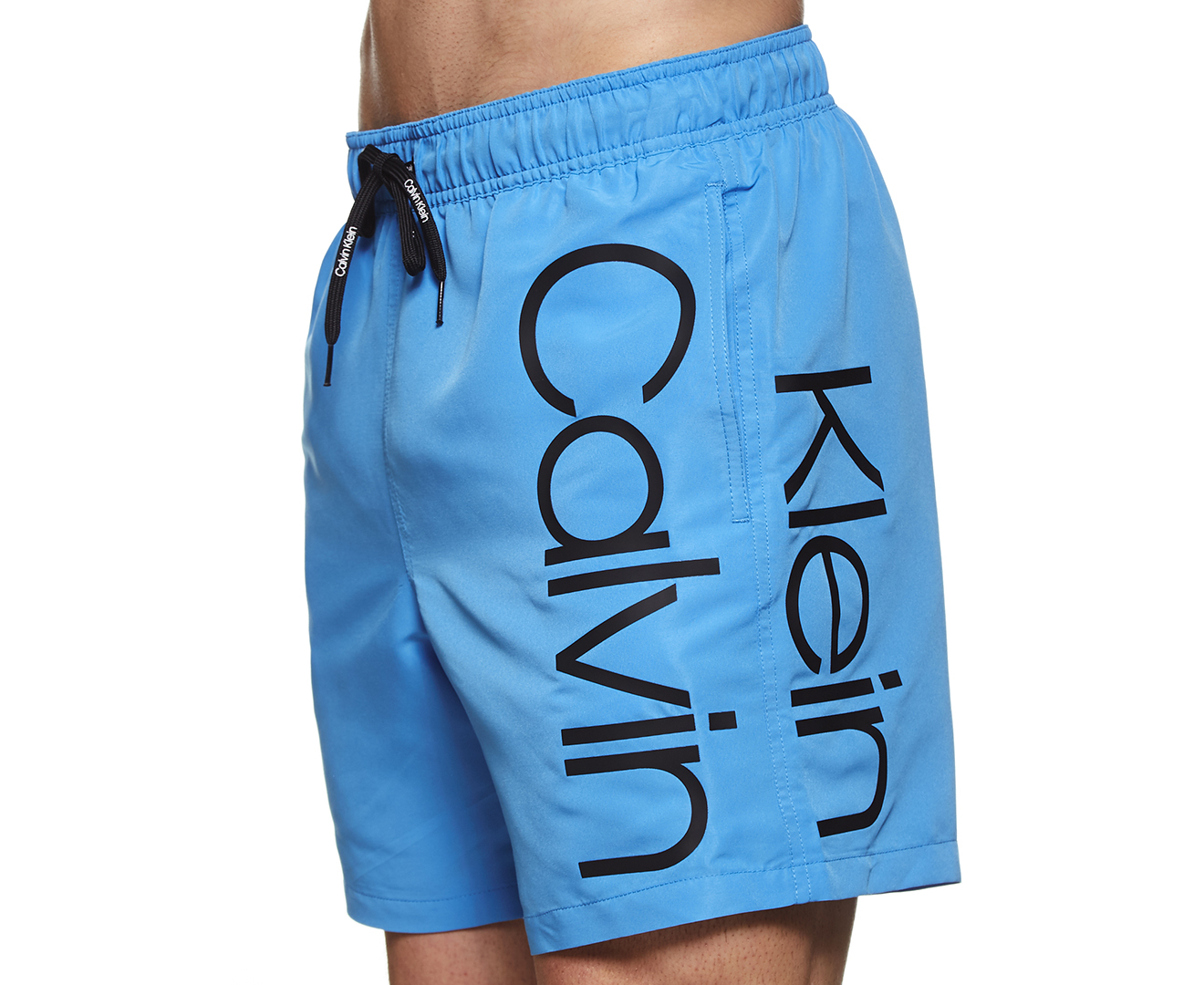 Calvin Klein Mens Euro Volley Swim Short Malibu Blue Nz