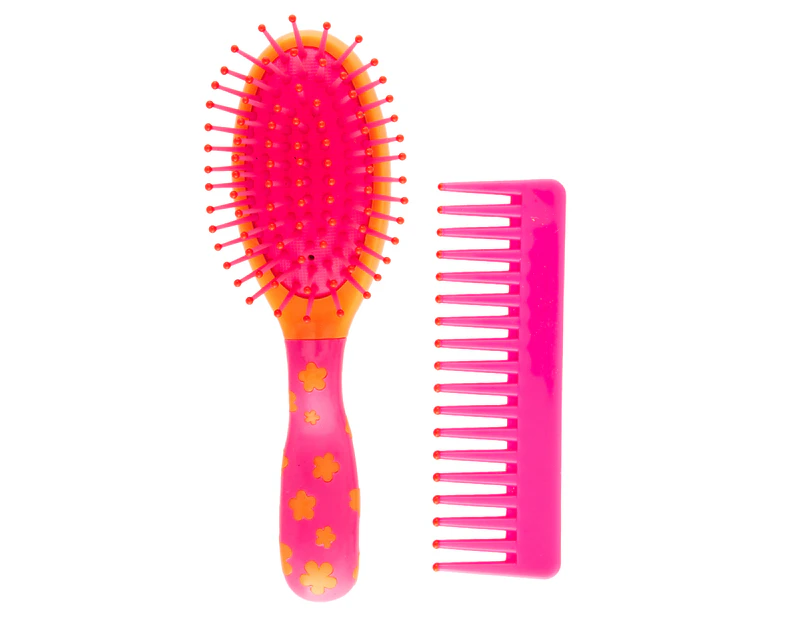 Scünci 2-Piece Kids' Hair Brush & Comb Set .au