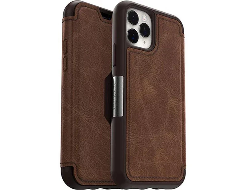 Otterbox Strada leather Folio Wallet Case For iPhone 11 Pro (5.8") - Espresso