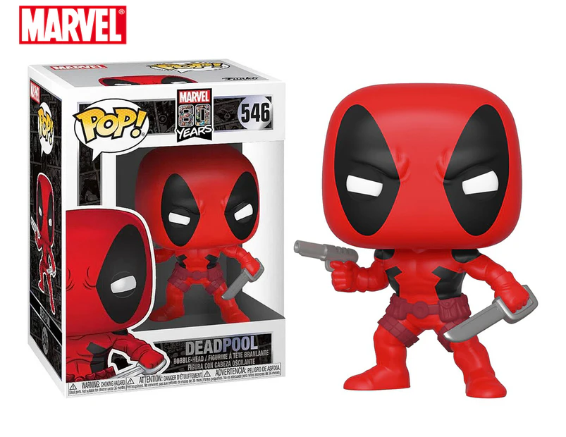 Funko POP! Marvel 80th Anniversary #546 Deadpool Vinyl Figure