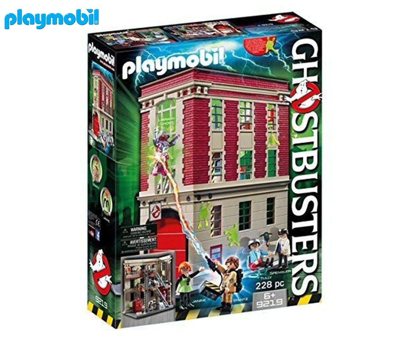 Playmobil 228-Piece Ghostbusters Firehouse