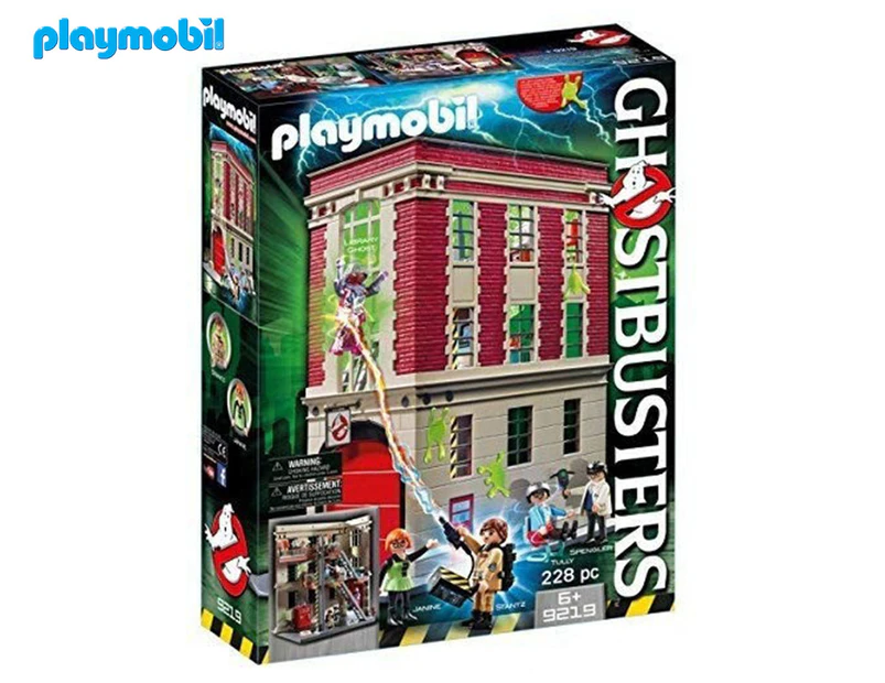 Playmobil 228-Piece Ghostbusters Firehouse