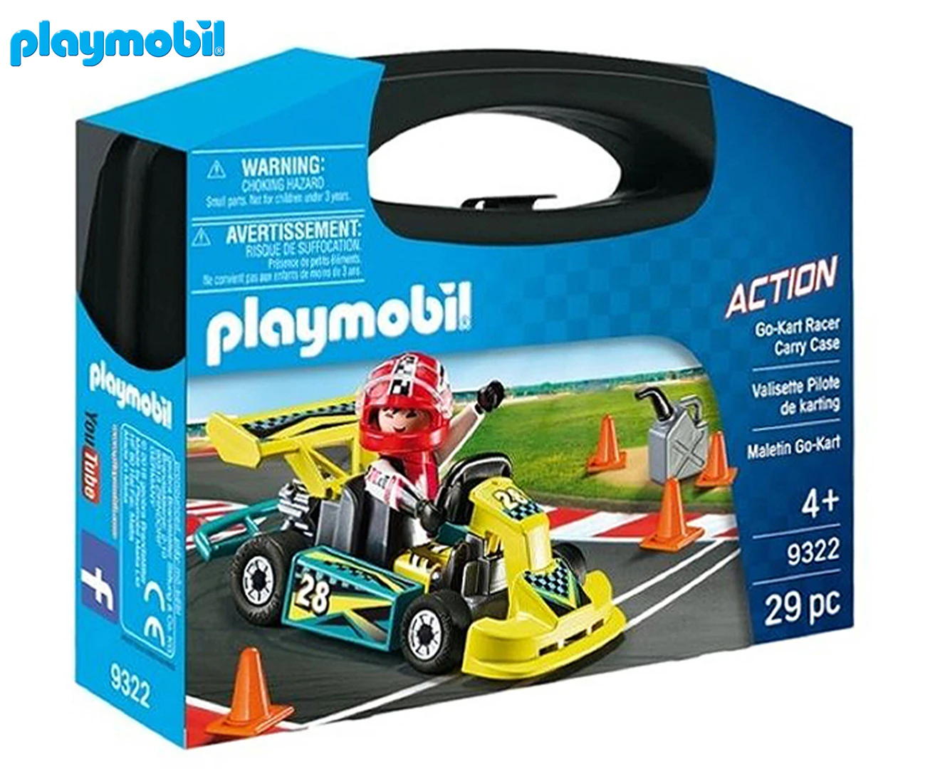 Playmobil 29-Piece Go Kart Racer Carry Case