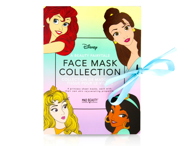 4-Piece Disney Princess Sheet Face Mask Collection