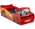 Worlds Apart Disney Cars Lightning McQueen Toddler Bed w/ Storage Drawer