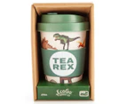 EcoGo Dino Bamboo Travel Cup - Dark Green/Multi