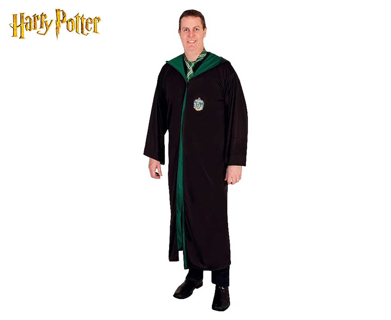 Harry Potter Adult Slytherin Robe - Green/Black