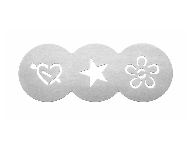 Tala Cupcake Stencil, Heart, Star, Flower