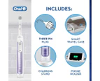 Oral-B Genius 9000 (Purple) Electric Toothbrush helps you protect your delicate [G9000PU]