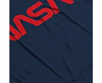 The NASA Logo 1975-1992 Women's Hooded Sweatshirt - Navy Blue