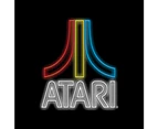 Atari Multi Neon Logo Men's T-Shirt - Black