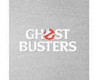 Ghostbusters White Text Logo Men's T-Shirt - Heather Grey