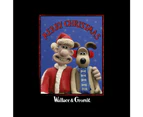Wallace And Gromit Merry Christmas Hug Men's T-Shirt - Black