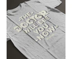 Doctor Who The Doctor Will See You Now White Text Men's T-Shirt - Heather Grey
