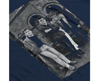 The Smiths Alternative Shot Salford Lads Club 1985 Men's T-Shirt - Navy Blue