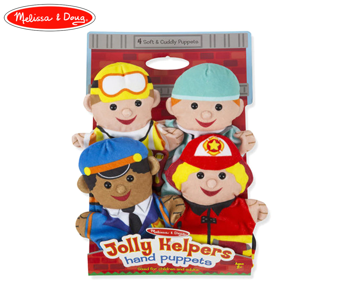 Melissa & Doug Jolly Helpers Hand Puppets