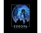 NASA Europa Interplanetary Travel Poster Women's Sweatshirt - Black