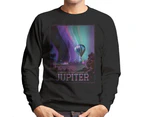 NASA Auroras Of Jupiter Interplanetary Travel Poster Men's Sweatshirt - Black