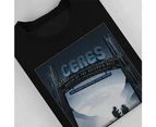 NASA Ceres Interplanetary Travel Poster Men's Sweatshirt - Black