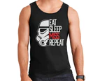 Original Stormtrooper Eat Sleep Miss Repeat Men's Vest - Black