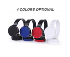 350BT Noise Canceling Wireless Bluetooth Headset with Mic - Blue