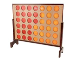 Wooden Indoor Outdoor Hardwood Giant Connect Four In A Row Game Set 106X118cm