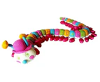 Baby Boo ABC Learning Alphabet Caterpillar Knit Pink Plush Toy 160cm Long