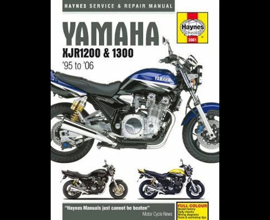 Yamaha XJR1200 & XJR1300 (95 - 06) Haynes Repair Manual