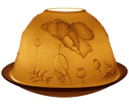 Light-Glow Poppies Tealight Candle Holder