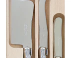 Laguiole 3-Piece Debutant Cheese Knife Set - Marble Grey