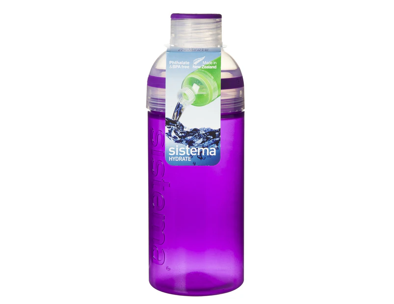Sistema Trio Drink Bottle 580ml, Purple