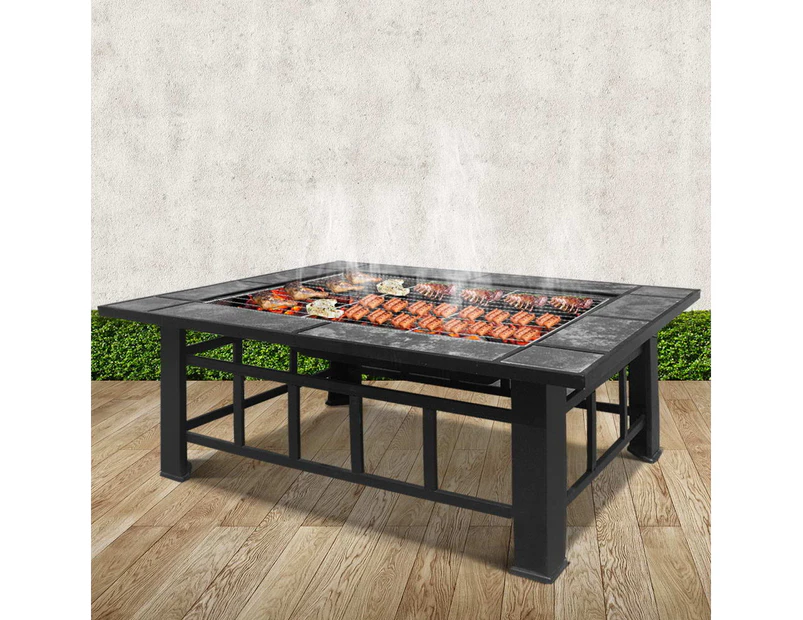 Bbq table clearance fire pit